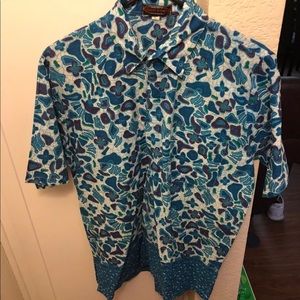 Batik fabric shirt from Indonesia